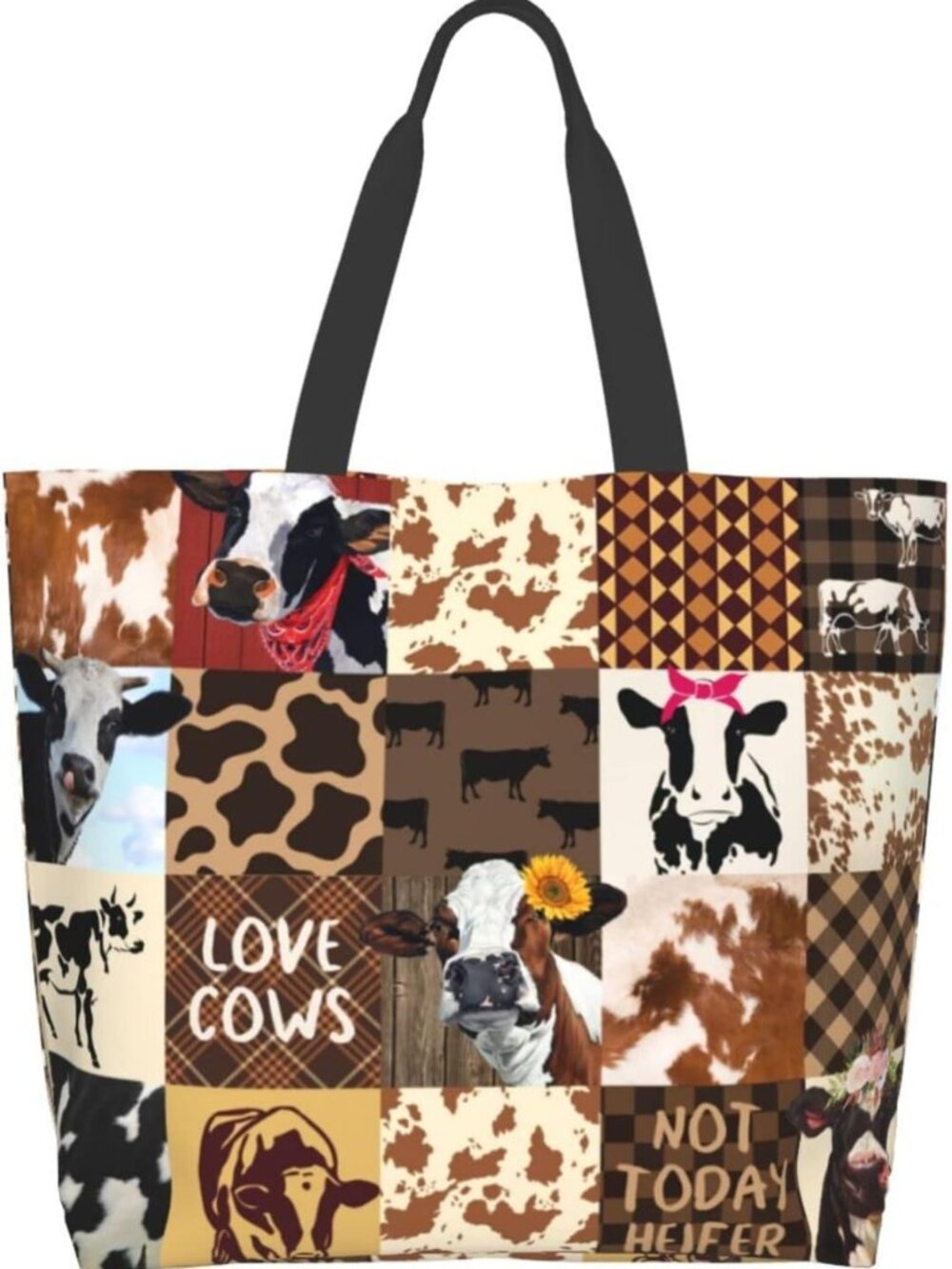 Stylish Large Waterproof Tote Bag for Women | Reusable Grocery & Shopping